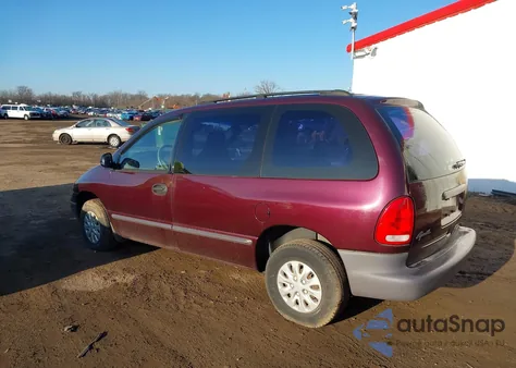 1998 Plymouth Voyager из США, поврежденный, VIN 2P4FP25B9WR782644